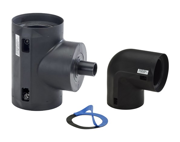Georg Fischer COOL-FIT 2.0 T 90° red. d50-d32, set & knie 90°